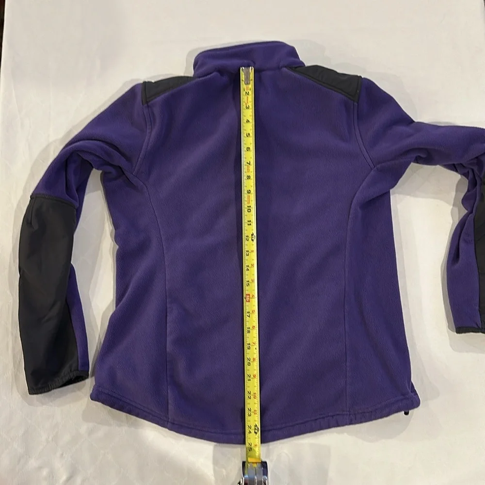 L.L. BEAN Women’s Purple Polartec full Zip Up Fleece Jacket‎ Size Small EUC